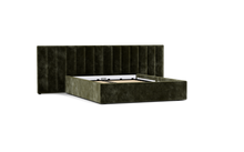 Load image into Gallery viewer, Ara Bed - Queen - Upholstered - Sage - Storage
