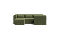 Load image into Gallery viewer, Atmosphere Sleeper Sofa &amp; Sectional - Rounded Backrest - Cypress Green
