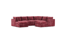 Load image into Gallery viewer, Ciello XL - Sectional - Bordeaux - High Angled
