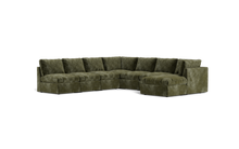 Load image into Gallery viewer, Ciello - Sectional - Sage - High Angled
