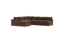 Load image into Gallery viewer, Ciello XL - Sectional - Chocolate - Regular Backrest

