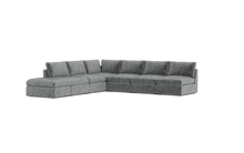 Load image into Gallery viewer, Ciello XL - Sectional - Basalt - High Angled
