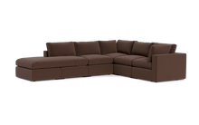 Load image into Gallery viewer, Ciello XL - Sectional - Chocolate - Regular Backrest
