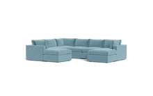 Load image into Gallery viewer, Ciello XL - Sectional - Aqua - Regular Backrest
