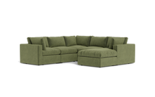 Load image into Gallery viewer, Ciello XL - Sectional - Cypress Green - Regular Backrest
