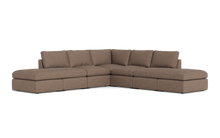 Load image into Gallery viewer, Ciello - Sectional - Mocha - High Angled
