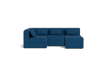 Load image into Gallery viewer, Atmosphere Sleeper Sofa &amp; Sectional - Rounded Backrest - Cerulean
