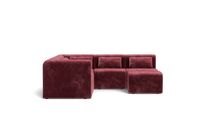 Load image into Gallery viewer, Atmosphere Sleeper Sofa &amp; Sectional - Rounded Backrest - Bordeaux
