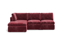 Load image into Gallery viewer, Ciello - Sofa - Bordeaux - High Angled
