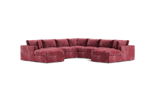 Load image into Gallery viewer, Ciello - Sectional - Bordeaux - Regular Backrest
