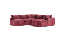 Load image into Gallery viewer, Ciello - Sectional - Bordeaux - Regular Backrest
