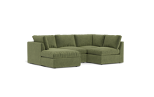 Load image into Gallery viewer, Ciello - Sectional - Cypress Green - High Angled
