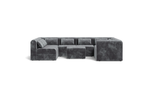 Load image into Gallery viewer, Atmosphere Sleeper Sofa &amp; Sectional - Rounded Backrest - Cobblestone

