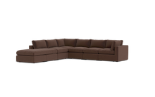 Load image into Gallery viewer, Ciello XL - Sectional - Chocolate - Regular Backrest
