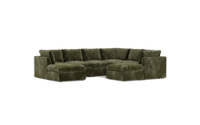 Load image into Gallery viewer, Ciello - Sectional - Sage - High Angled
