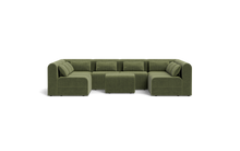 Load image into Gallery viewer, Atmosphere Sleeper Sofa &amp; Sectional - Rounded Backrest - Cypress Green
