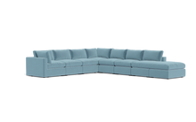 Load image into Gallery viewer, Ciello - Sectional - Aqua - Regular Backrest
