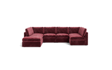 Load image into Gallery viewer, Ciello XL - Sectional - Bordeaux - High Angled
