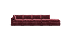 Load image into Gallery viewer, Ciello - Sofa - Bordeaux - Regular Backrest
