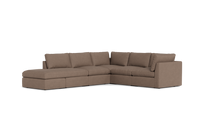 Load image into Gallery viewer, Ciello XL - Sectional - Mocha - High Angled
