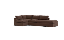 Load image into Gallery viewer, Ciello - Sectional - Chocolate - Regular Backrest
