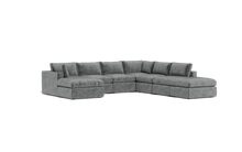 Load image into Gallery viewer, Ciello XL - Sectional - Basalt - Regular Backrest
