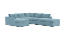 Load image into Gallery viewer, Ciello - Sectional - Aqua - Regular Backrest
