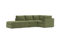 Load image into Gallery viewer, Ciello - Sectional - Cypress Green - High Angled

