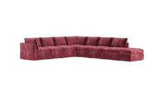 Load image into Gallery viewer, Ciello XL - Sectional - Bordeaux - High Angled
