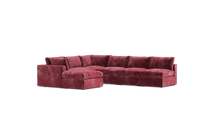 Load image into Gallery viewer, Ciello - Sectional - Bordeaux - Regular Backrest

