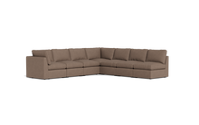 Load image into Gallery viewer, Ciello - Sectional - Mocha - High Angled
