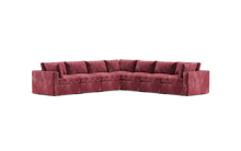 Load image into Gallery viewer, Ciello - Sectional - Bordeaux - Regular Backrest
