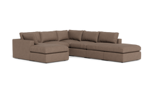 Load image into Gallery viewer, Ciello XL - Sectional - Mocha - Regular Backrest
