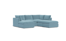 Load image into Gallery viewer, Ciello - Sectional - Aqua - High Angled
