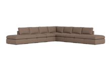 Load image into Gallery viewer, Ciello - Sectional - Mocha - High Angled

