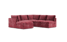Load image into Gallery viewer, Ciello XL - Sectional - Bordeaux - High Angled

