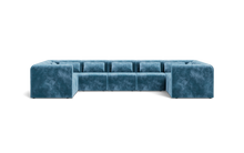 Load image into Gallery viewer, Atmosphere Sleeper Sofa &amp; Sectional - Rounded Backrest - Harbour Blue

