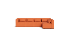 Load image into Gallery viewer, Atmosphere Sleeper Sofa &amp; Sectional - Rounded Backrest - Tangerine
