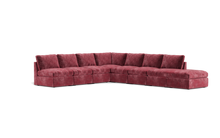 Load image into Gallery viewer, Ciello - Sectional - Bordeaux - High Angled
