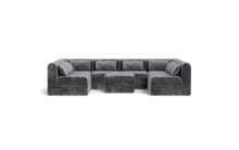 Load image into Gallery viewer, Atmosphere Sleeper Sofa &amp; Sectional - Rounded Backrest - Cobblestone
