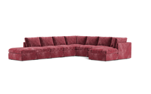 Load image into Gallery viewer, Ciello XL - Sectional - Bordeaux - High Angled
