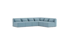 Load image into Gallery viewer, Atmosphere - Sectional - Rounded Backrest - Aqua
