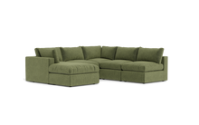 Load image into Gallery viewer, Ciello XL - Sectional - Cypress Green - Regular Backrest

