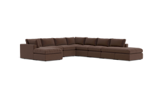 Load image into Gallery viewer, Ciello - Sectional - Chocolate - Regular Backrest
