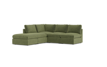 Load image into Gallery viewer, Ciello - Sectional - Cypress Green - High Angled
