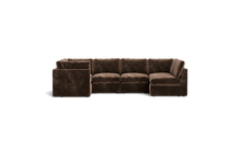 Load image into Gallery viewer, Ciello - Sectional - Espresso - High Angled
