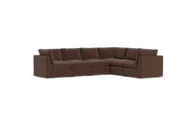 Load image into Gallery viewer, Ciello XL - Sectional - Chocolate - High Angled
