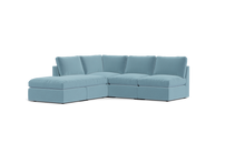 Load image into Gallery viewer, Ciello - Sectional - Aqua - High Angled
