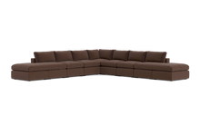 Load image into Gallery viewer, Ciello - Sectional - Chocolate - Regular Backrest
