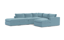Load image into Gallery viewer, Ciello - Sectional - Aqua - Regular Backrest
